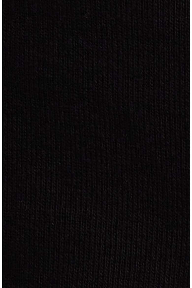 Scoop Neck Cotton Cardigan, Alternate, color, BLACK