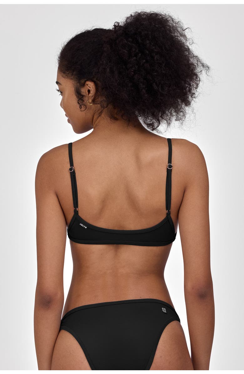 JOLYN Lori Bikini Top, Alternate, color, Black