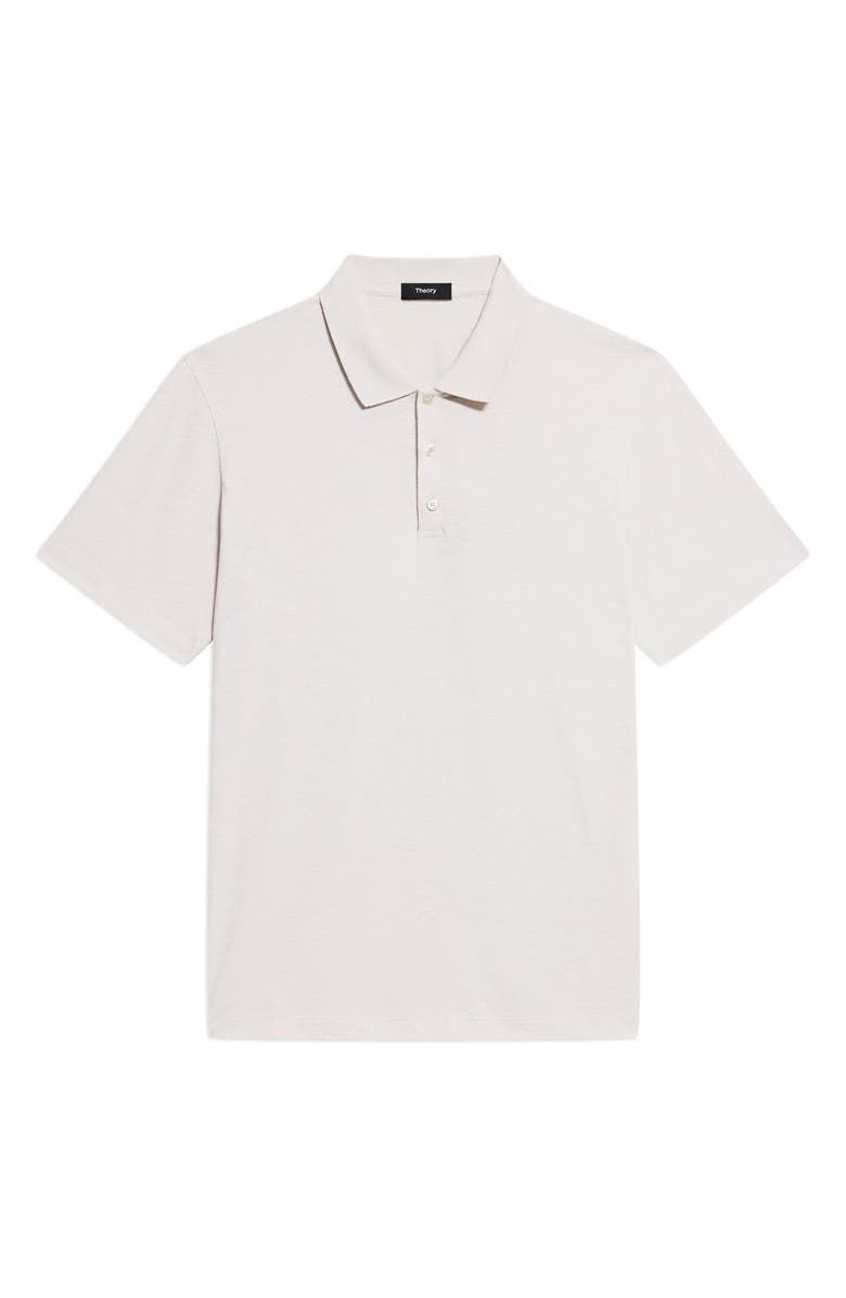 Theory Bron D. Cosmos Polo, Alternate, color, Silver Cloud