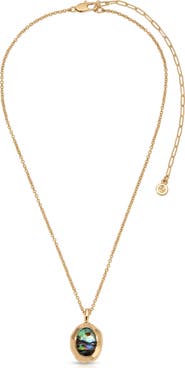 Ettika Abalone Pendant Necklace