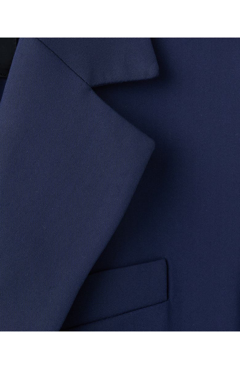 MANGO Double Breasted Suit Blazer, Alternate, color, Blue