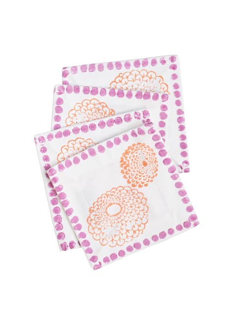 Marigold Cocktail Napkins - Set of 4