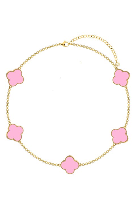 Clover Station Chain Bracelet