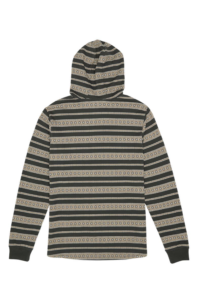 Volcom Quiver Stripe Hoodie, Alternate, color, Stealth