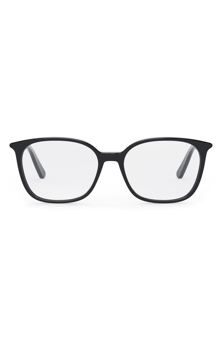DIOR Mini CD O S4I 54mm Square Optical Glasses, Main, color, 