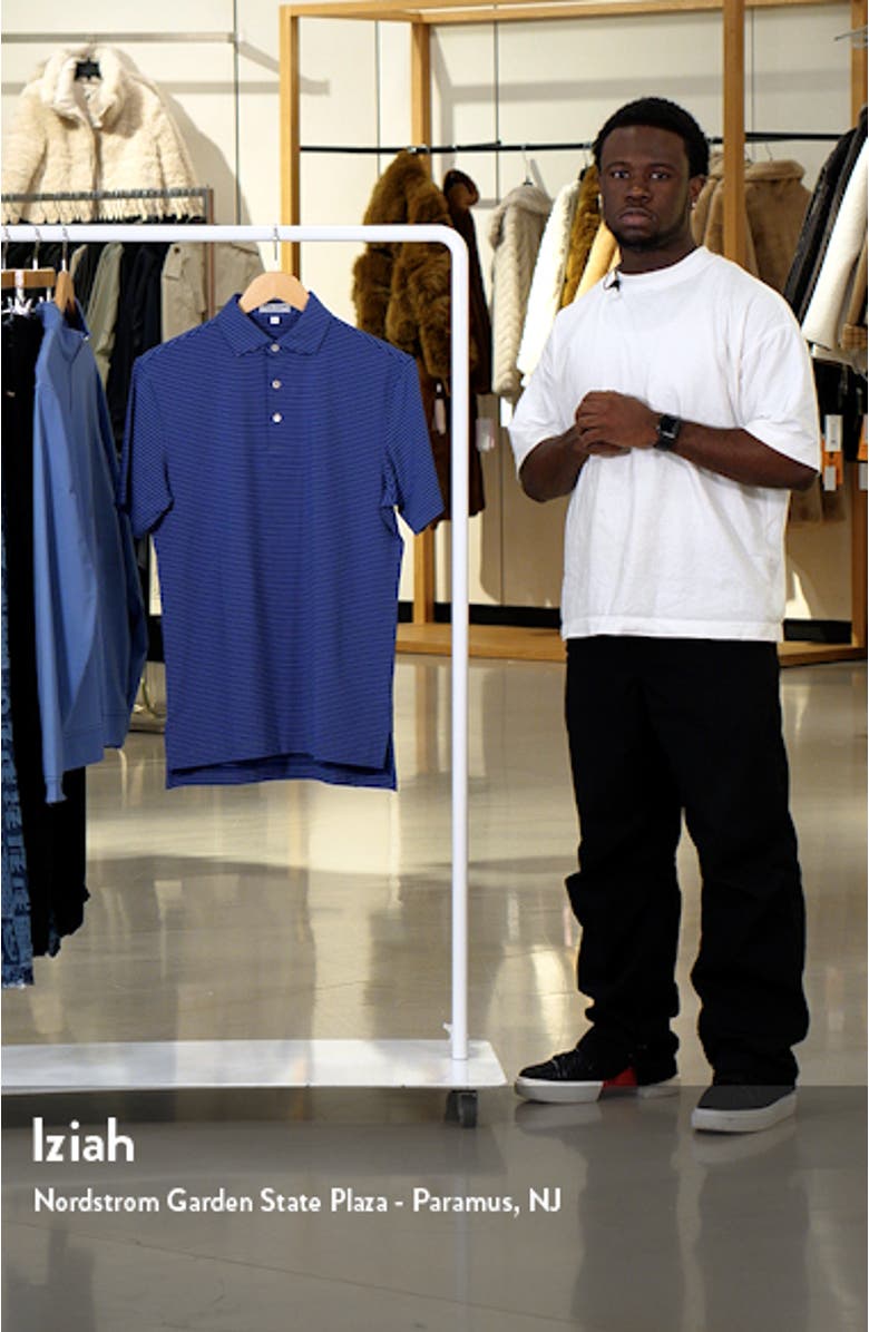 Crown Crafted Hemlock Stripe Performance Polo, sales video thumbnail