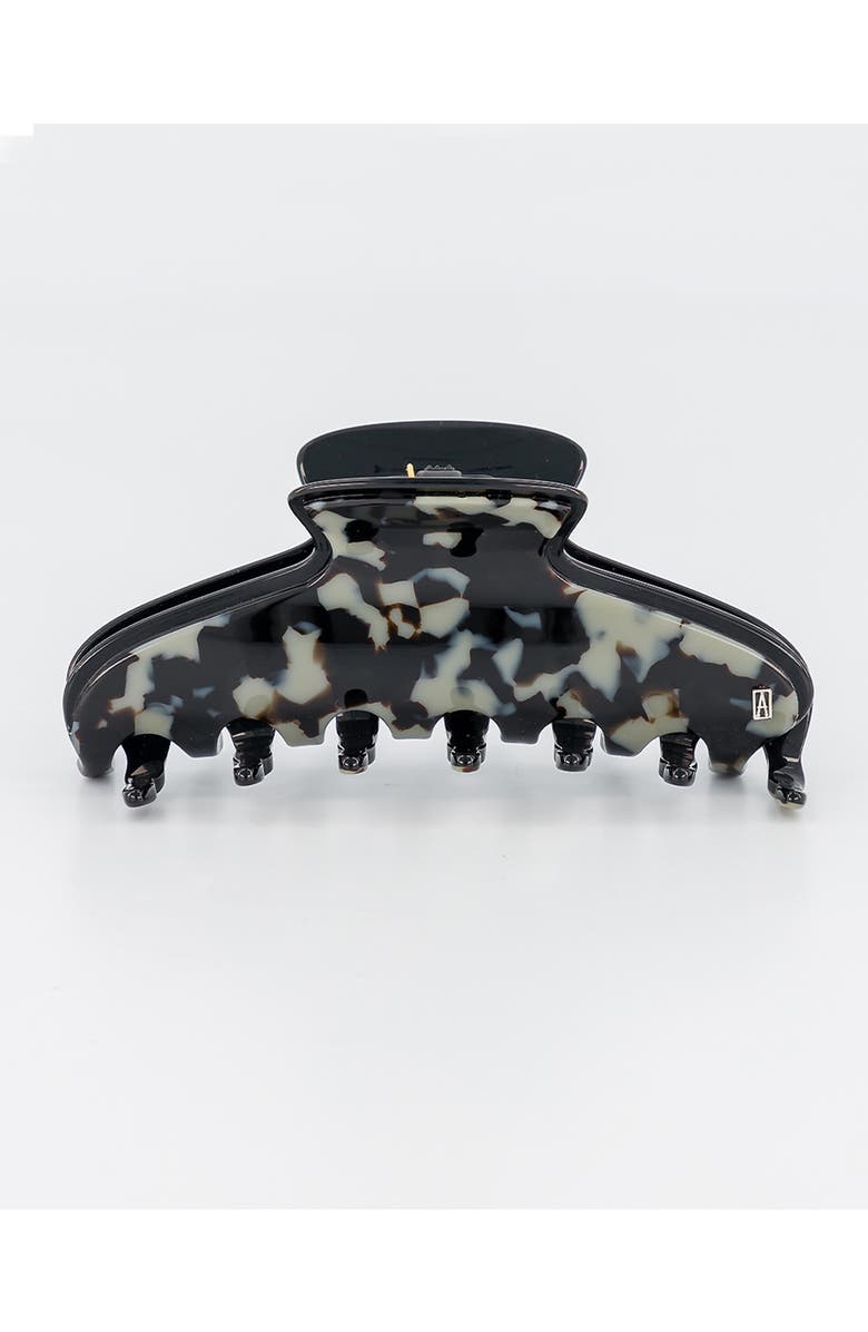 Alexandre de Paris Vincenne large acetate hair clip, Main, color, Grey