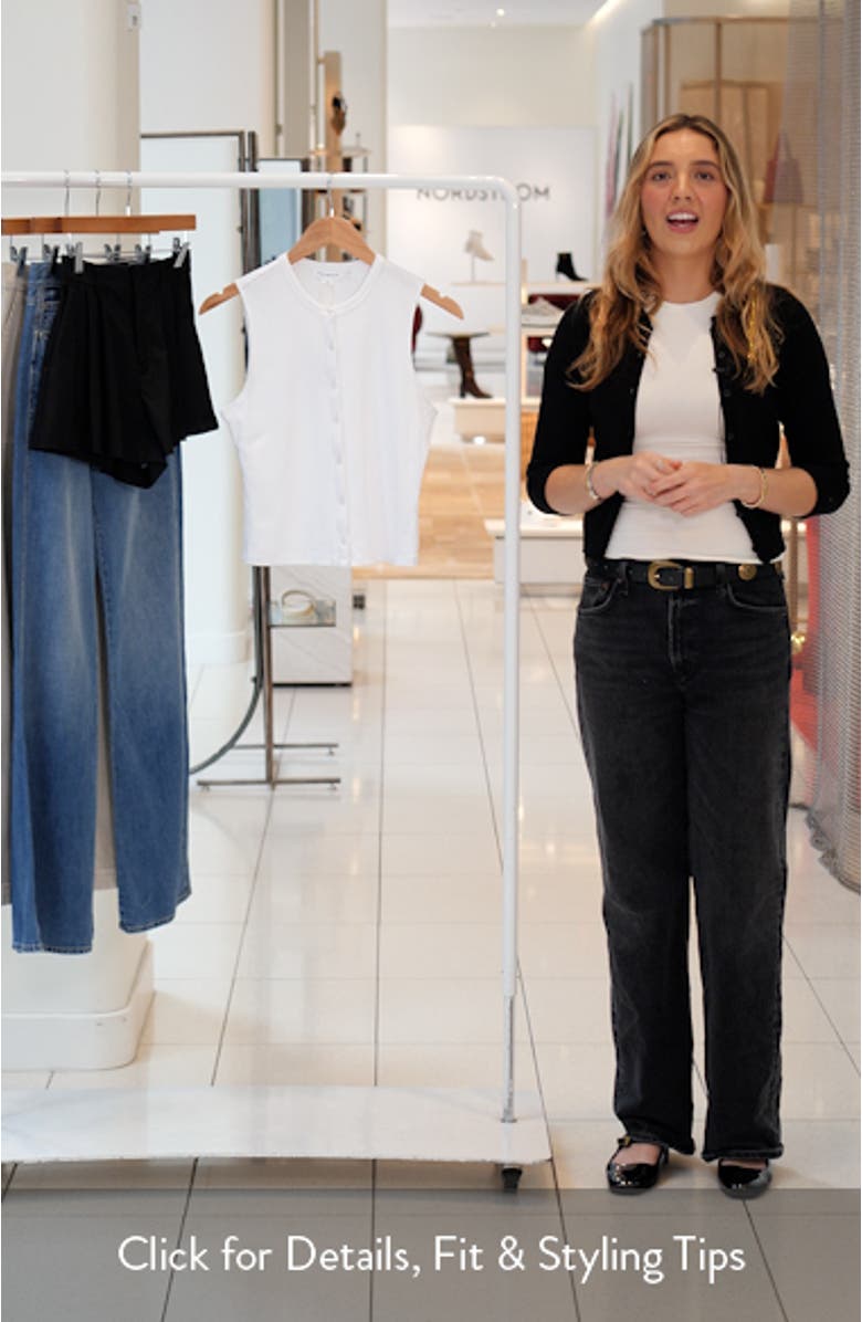 The Rib Splay Sleeveless Top, sales video thumbnail