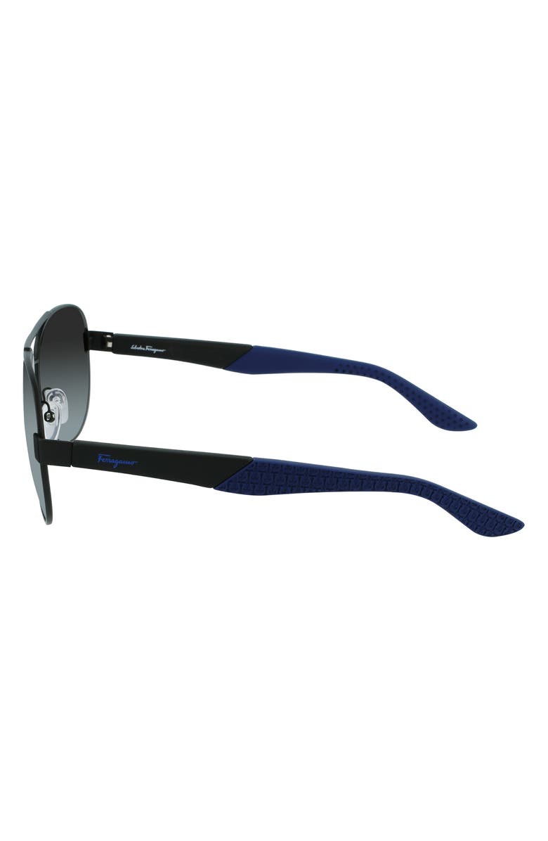 FERRAGAMO Lifestyle 61mm Aviator Sunglasses, Alternate, color,