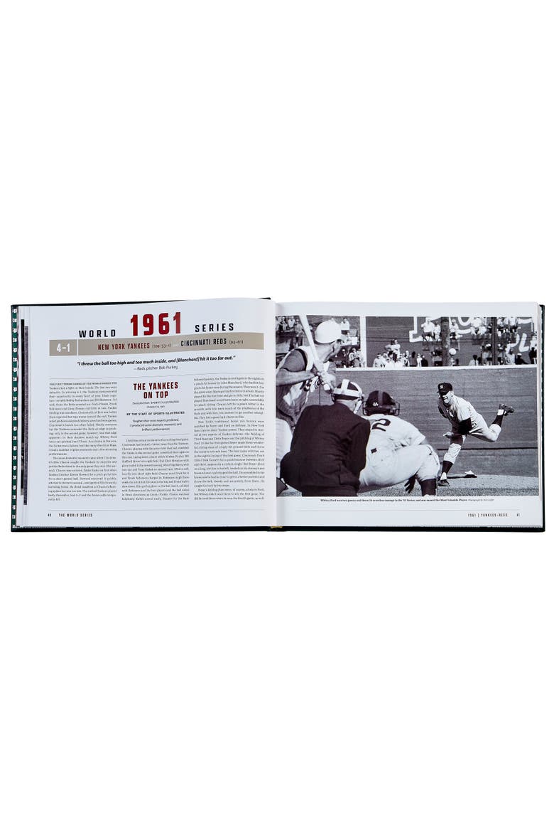 The World Series Leather Coffee Table Book, Alternate, color, Green