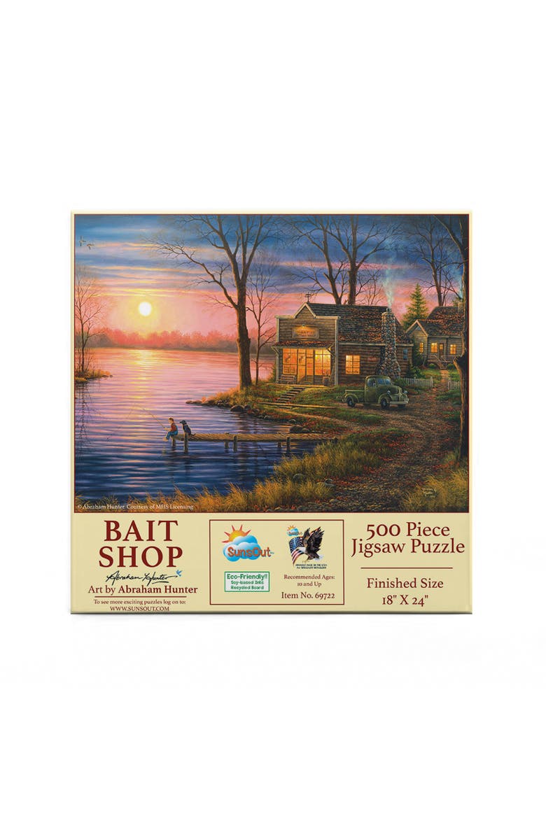 Sunsout Bait Shop 500 piece Jigsaw Puzzle for Adults, Alternate, color, Multicolor