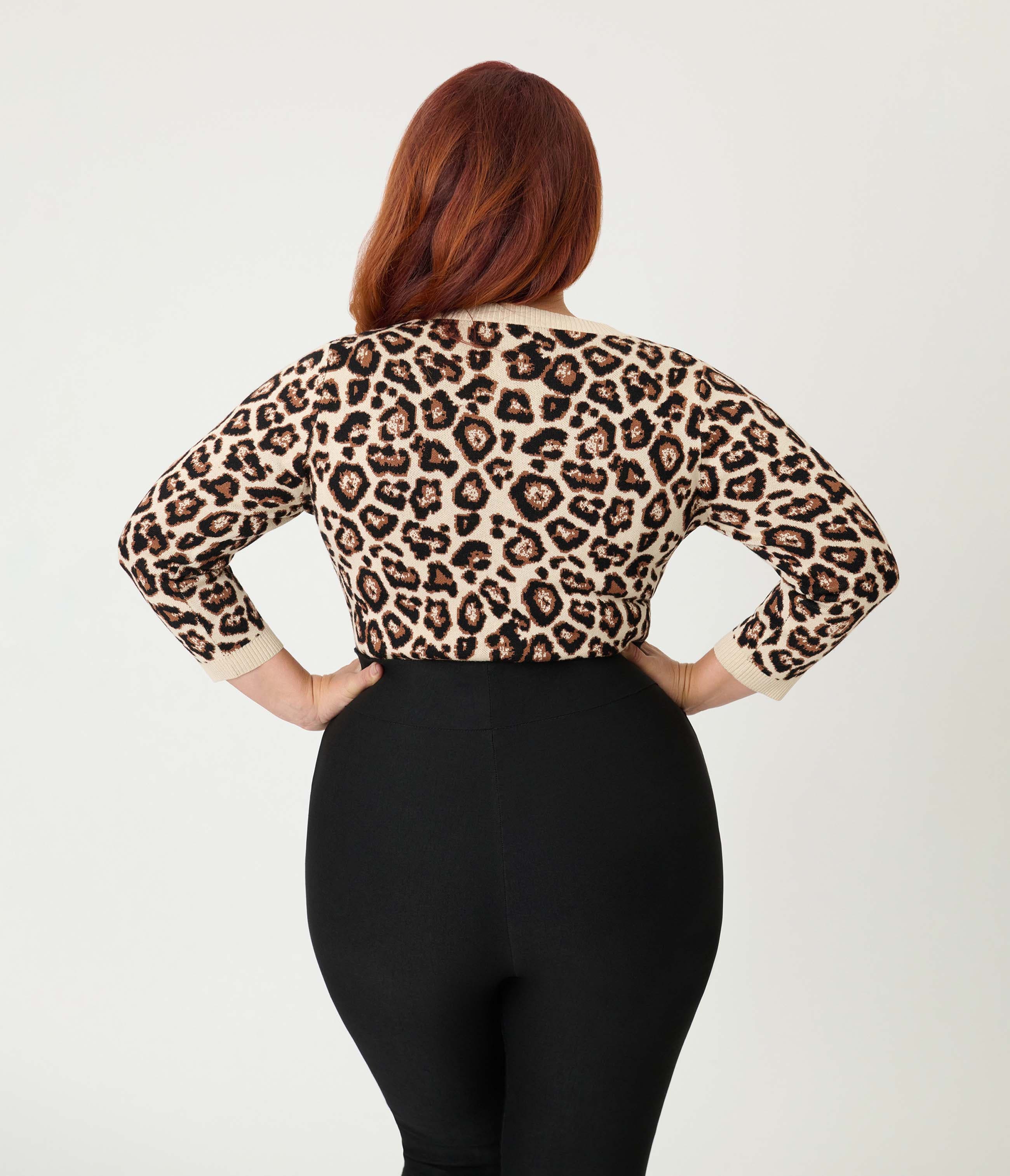 Plus Size Three Quarter Sleeve Cardigan - image 2