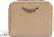 Zadig & Voltaire Mini Grained Leather Card Case