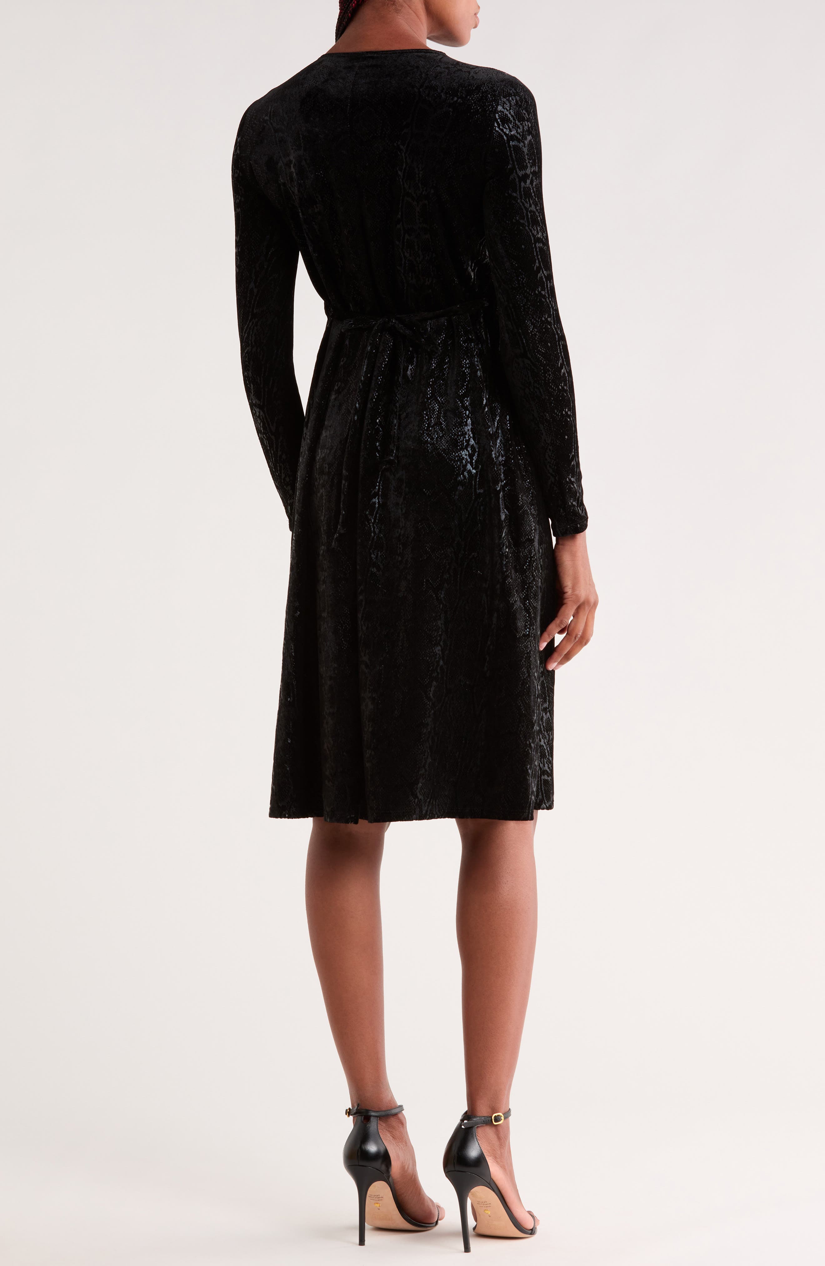 GO COUTURE Long Sleeve Texture Knit Dress (Women) | Nordstromrack