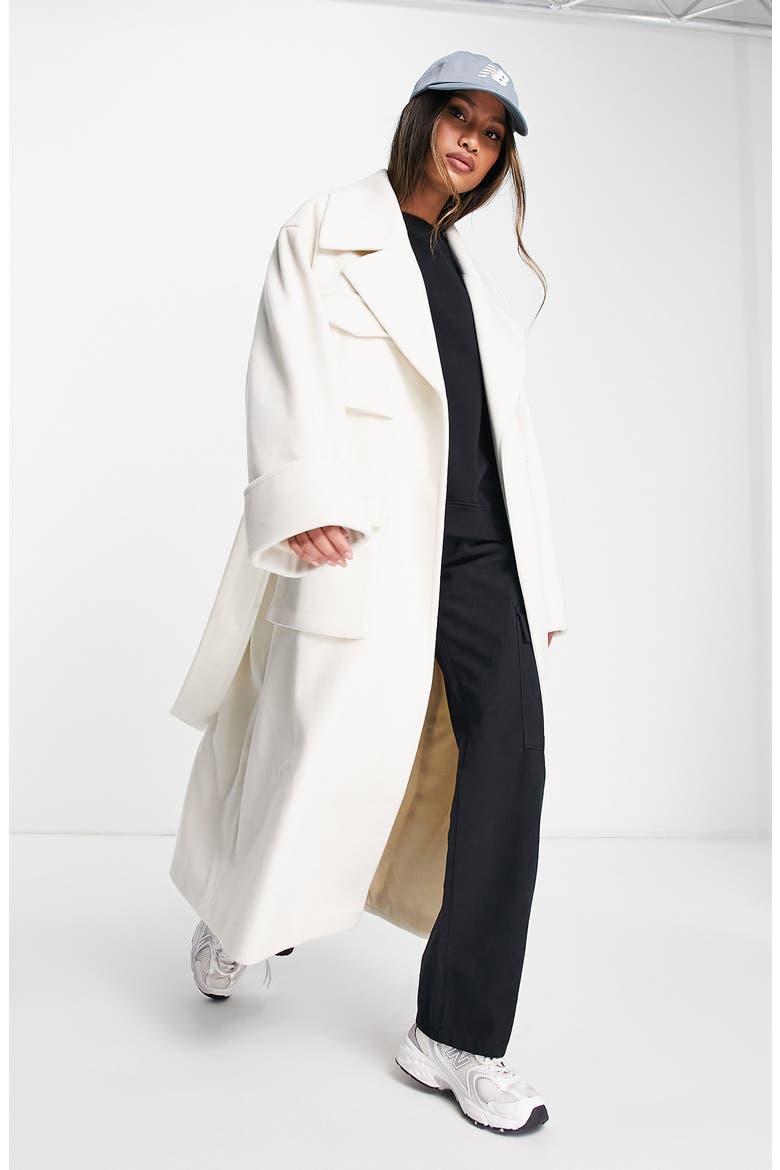 Cargo Pocket Long Coat, Alternate, color, CAMEL