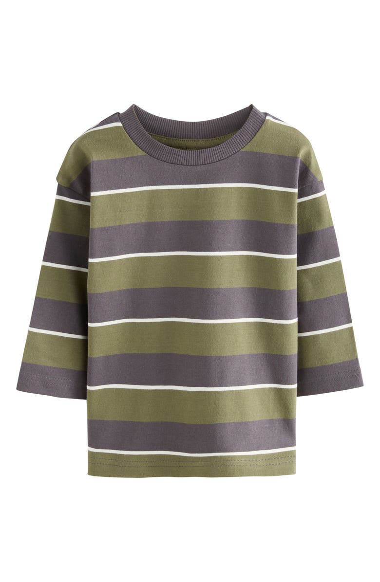 NEXT Kids' 3-Pack Assorted Long Sleeve T-Shirts, Alternate, color, Green