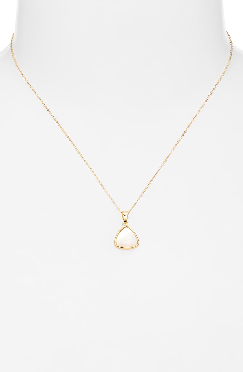 Set & Stones Wren Pendant Necklace, Alternate, color, Gold