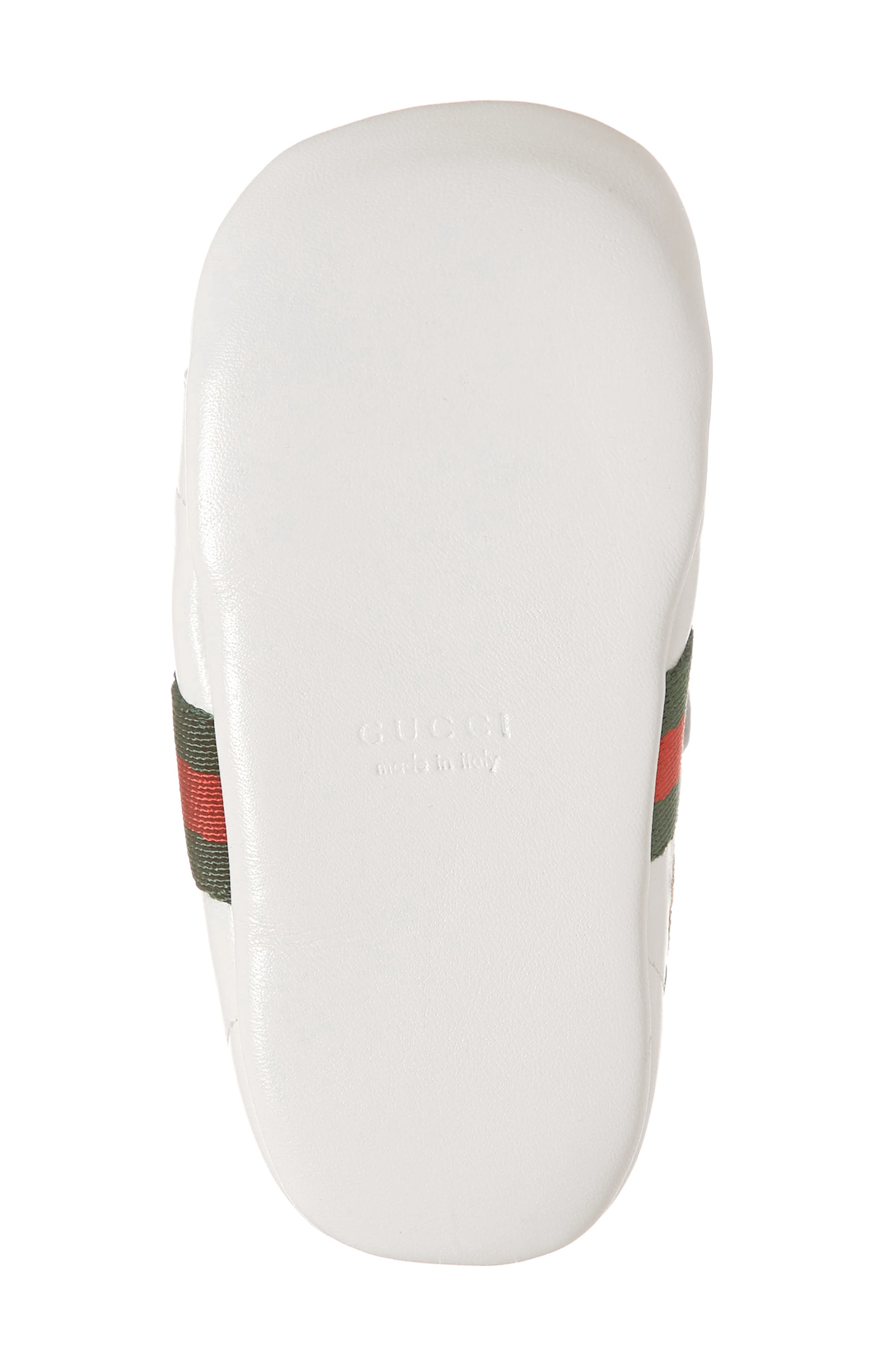 Gucci New Ace Crib Shoe, Alternate, color, 