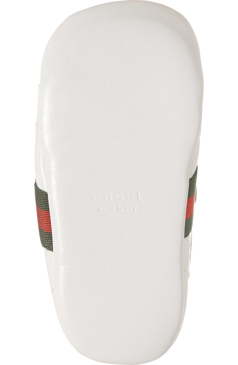 Gucci New Ace Crib Shoe, Alternate, color,