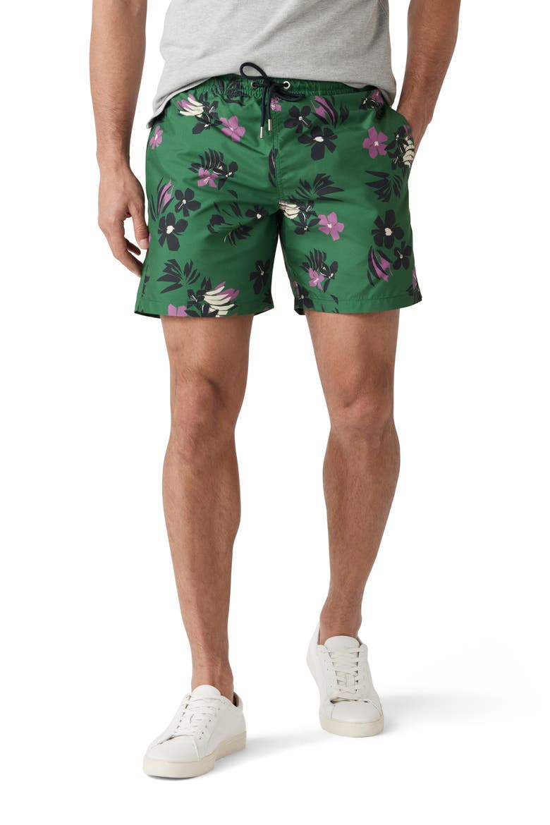 Thunder Glacier Swim Trunks, Main, color, PINE