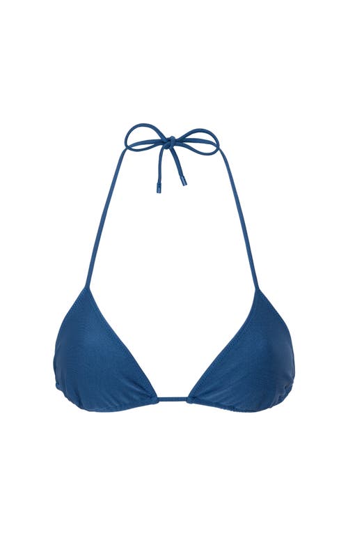Sunkissed Le Triangle String Bikini Top In Navy Blue