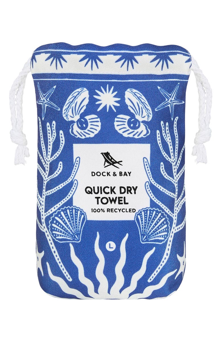 DOCK AND BAY Quick Dry Beach Towel, Alternate, color, Ocean Treasure