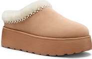 Stuart Weitzman Nellie Genuine Shearling Platform Clog
