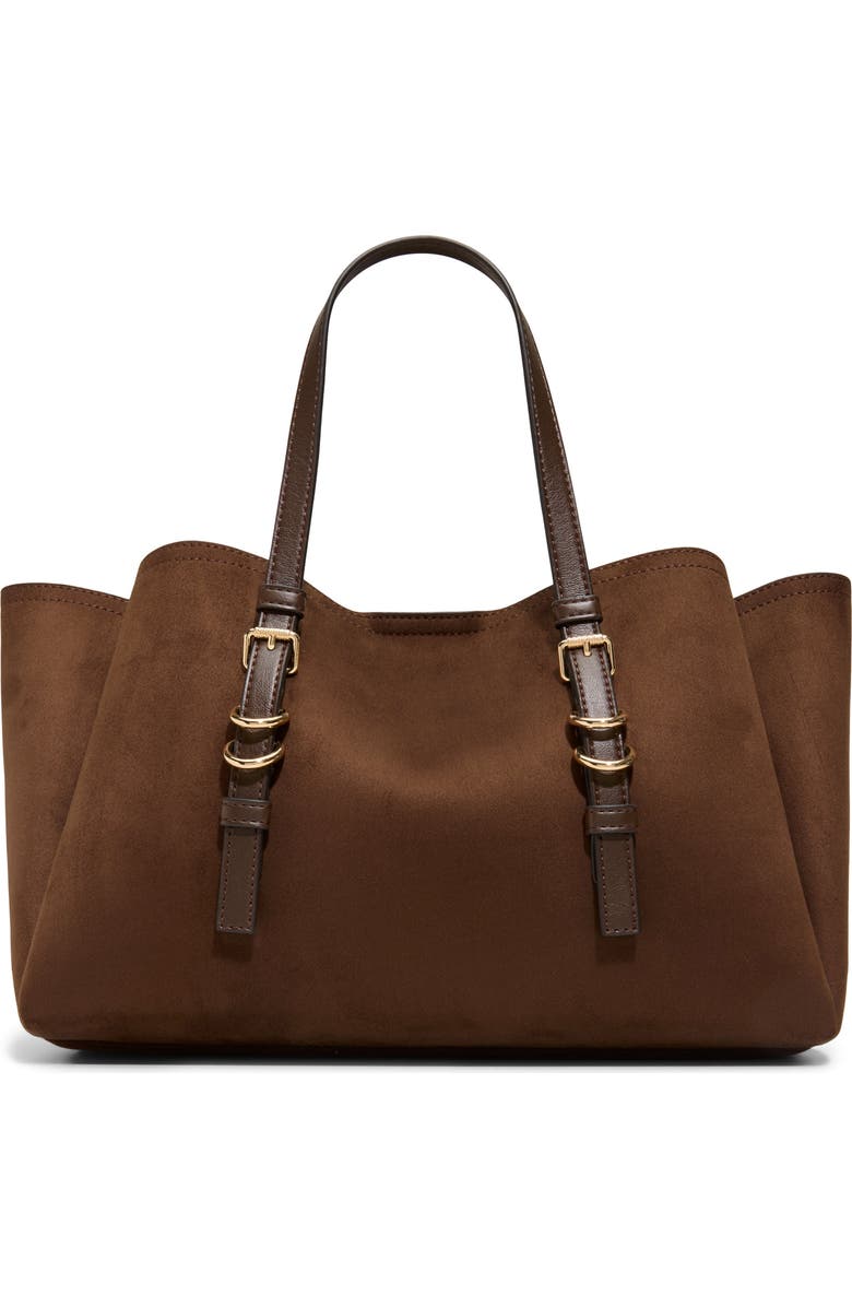ALDO Meleahh Faux Leather Tote, Main, color, Brown