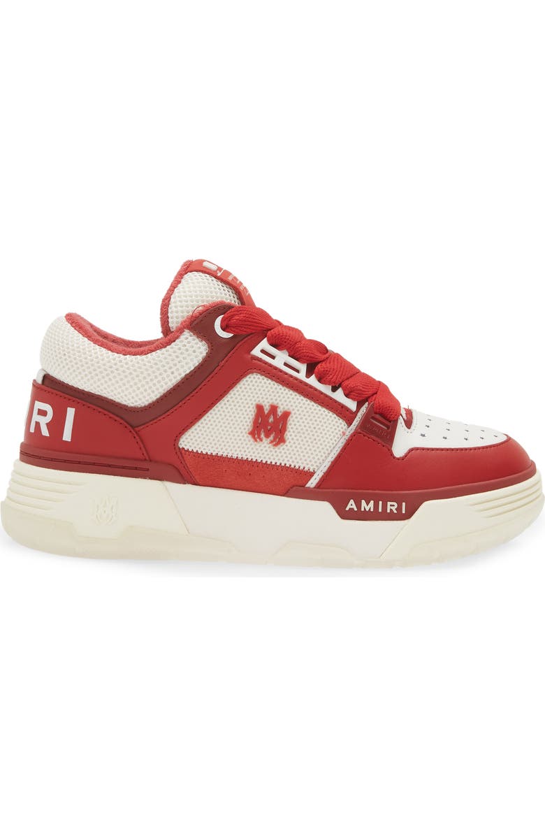 AMIRI MA-1 Platform Sneaker, Alternate, color, Alabaster Red