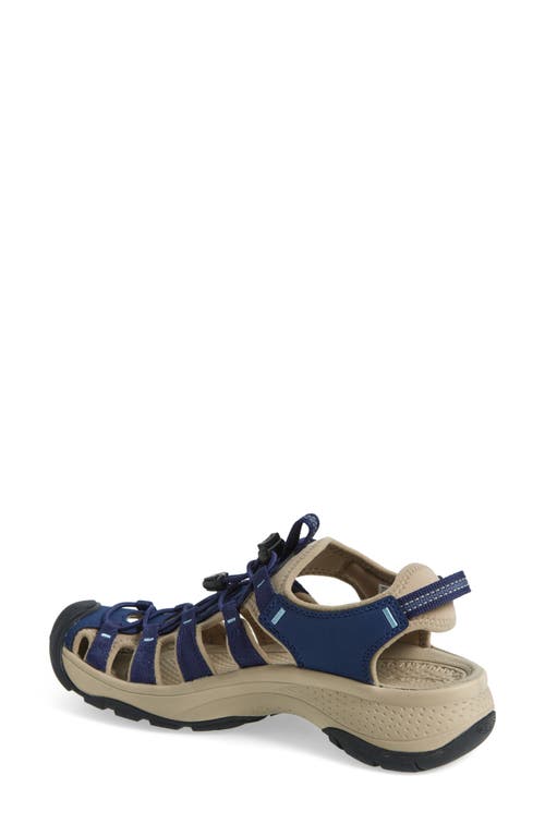 Keen Astoria West Sandal In Naval Academy/reef Waters