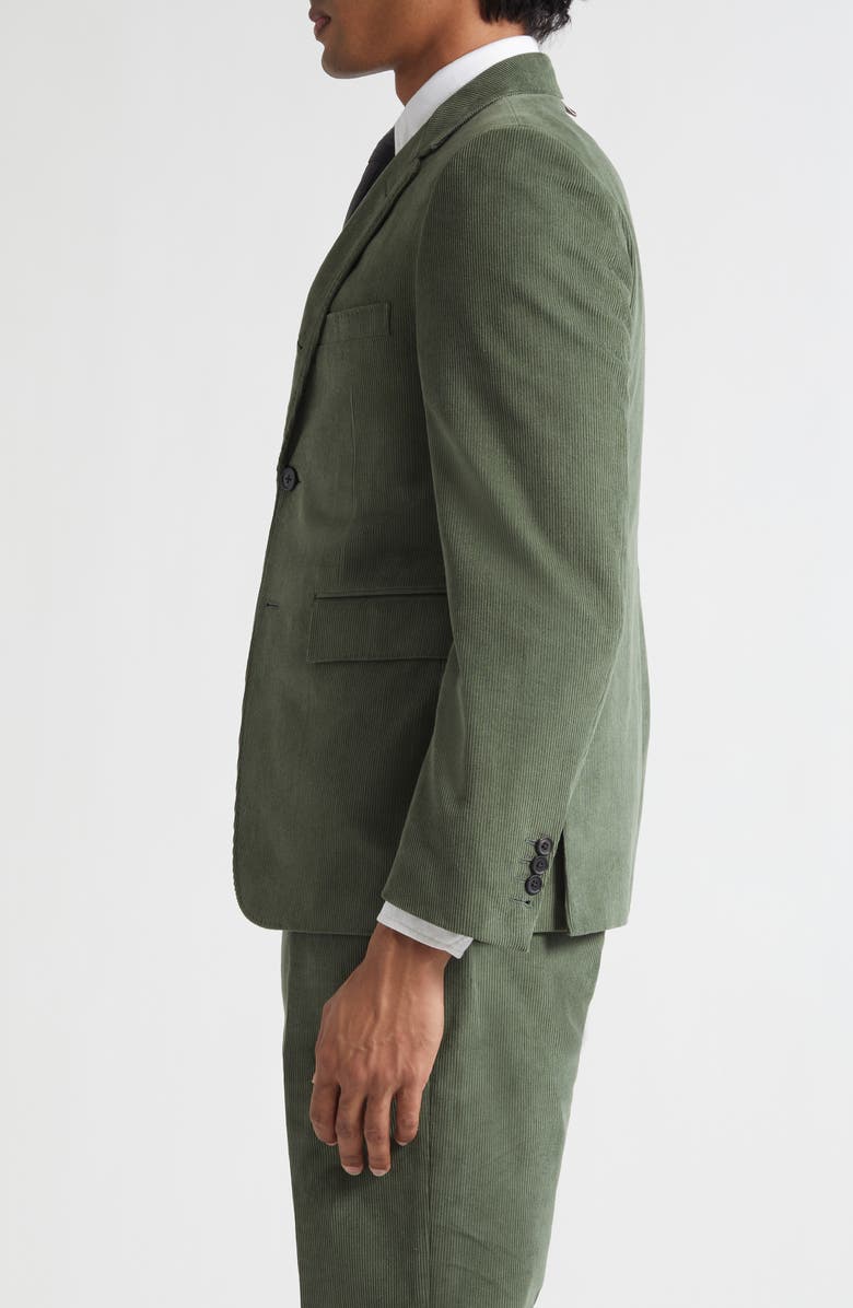 Thom Browne Fit 1 Classic Corduroy Sport Coat, Alternate, color, Light Green