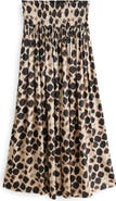 NEXT Satin Printed Pleat Maxi Skirt