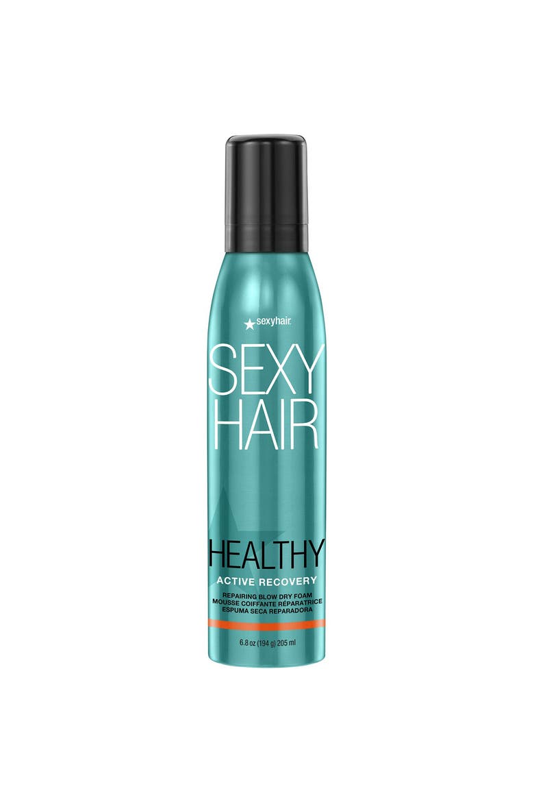 SexyHair Healthy Active Recovery Repairing Blow Dry Foam 6.8 oz, Main, color, N/A