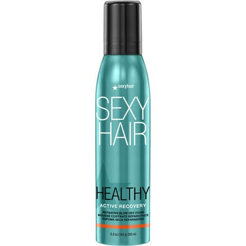 SexyHair Healthy Active Recovery Repairing Blow Dry Foam 6.8 oz