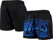 Mitchell & Ness Women's Mitchell & Ness Black Philadelphia 76ers Big Face 4.0 Mesh Shorts