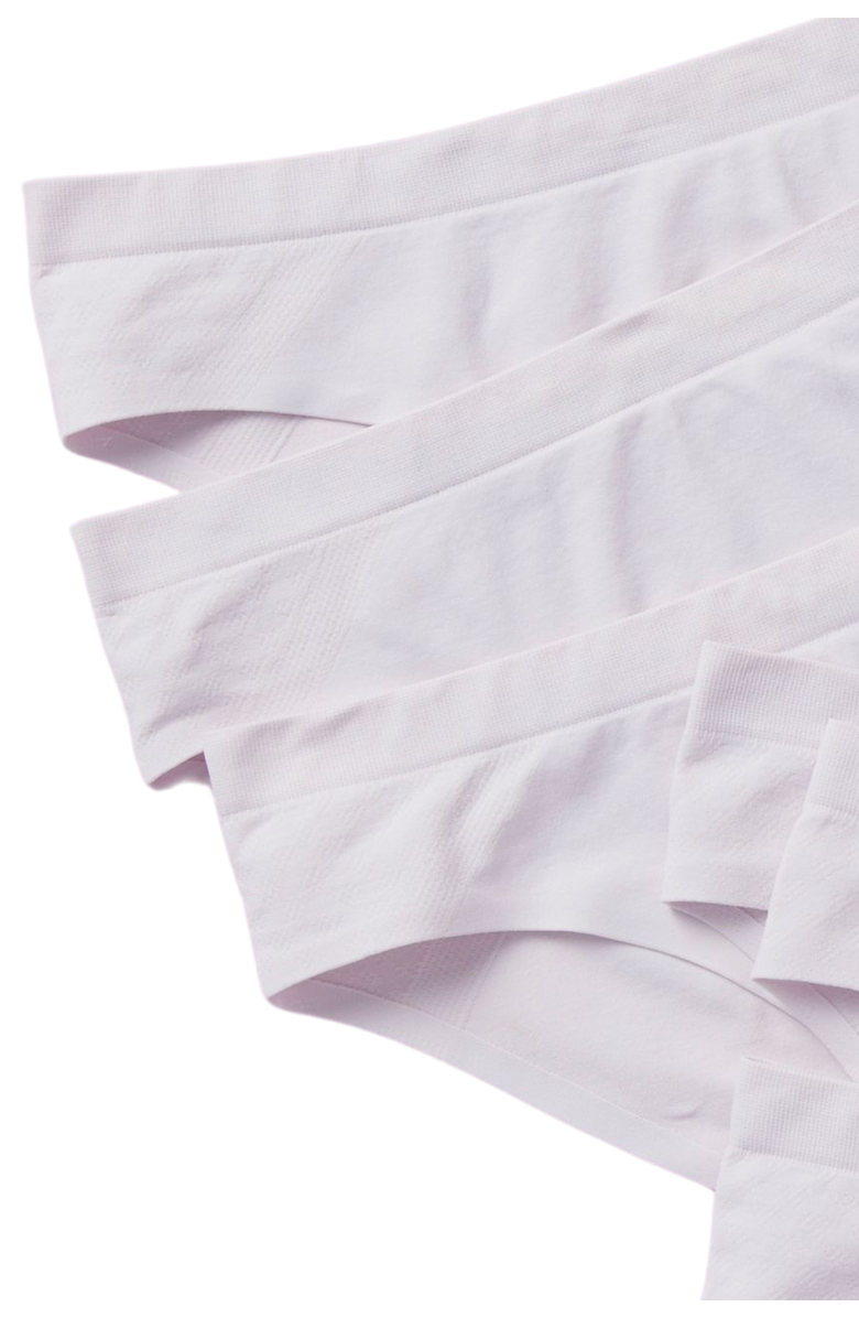 Yellowberry 6PK Seamless Bikini Underwear with Bonded Seam, Alternate, color, Snowflake