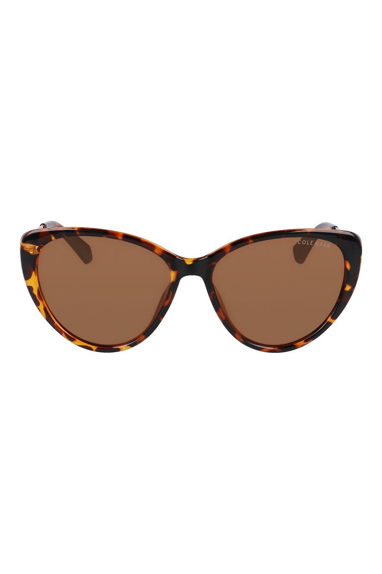 Cole Haan 54mm Polarized Cat Eye Sunglasses (Women  display picture 2