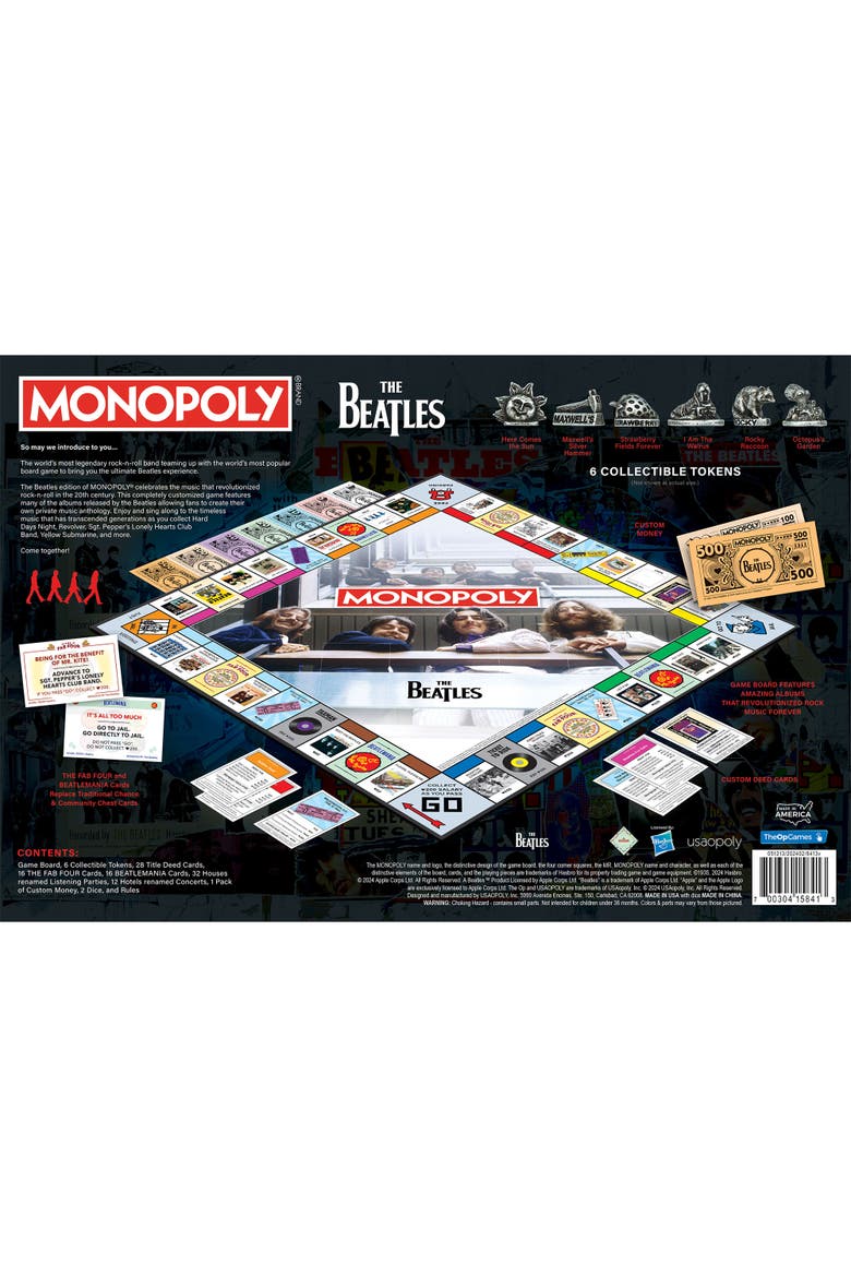 The Beatles Strategy Board Game, Alternate, color, Multicolored