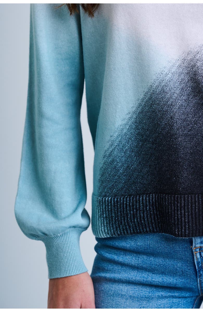 Lisa Todd Color Haze Cotton Sweater, Alternate, color, Blue Combo