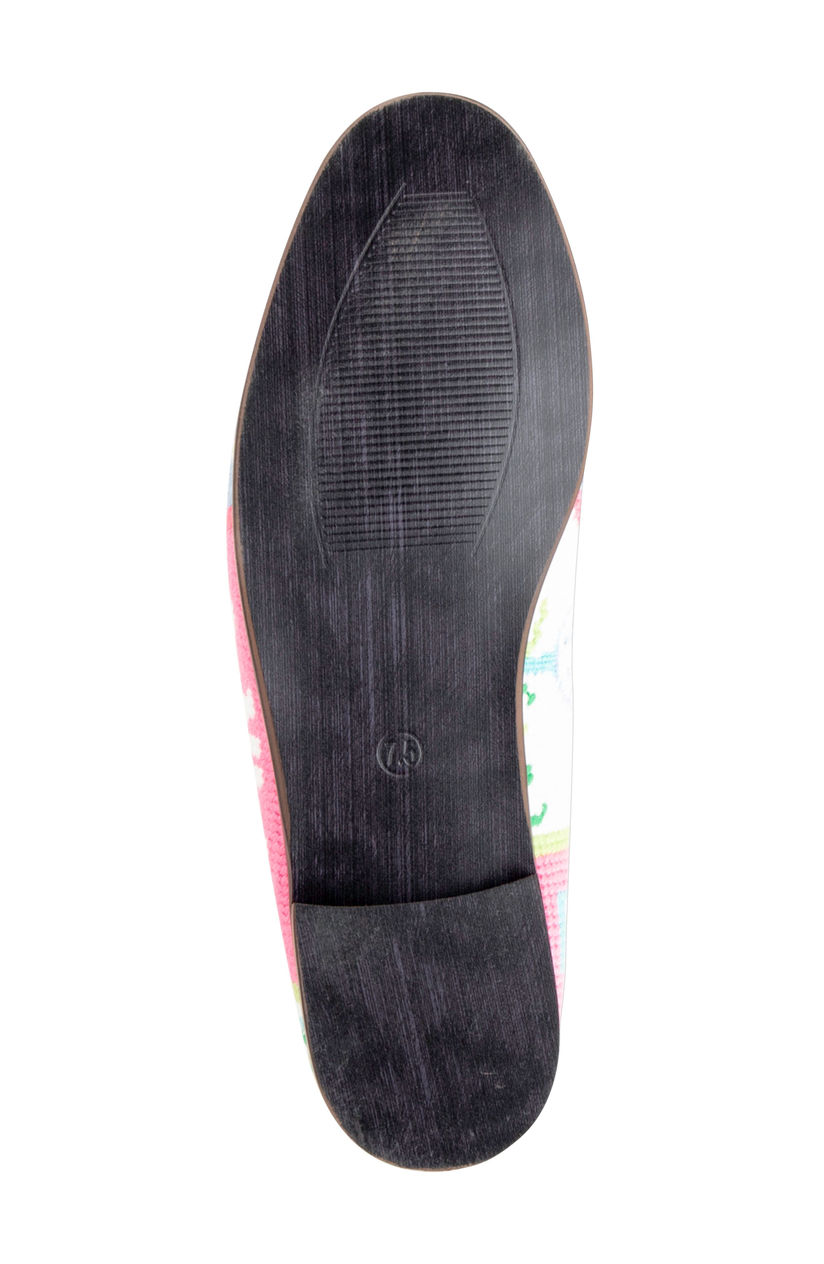 ByPaige Needlepoint Golf Flat, Alternate, color, Blue Multi