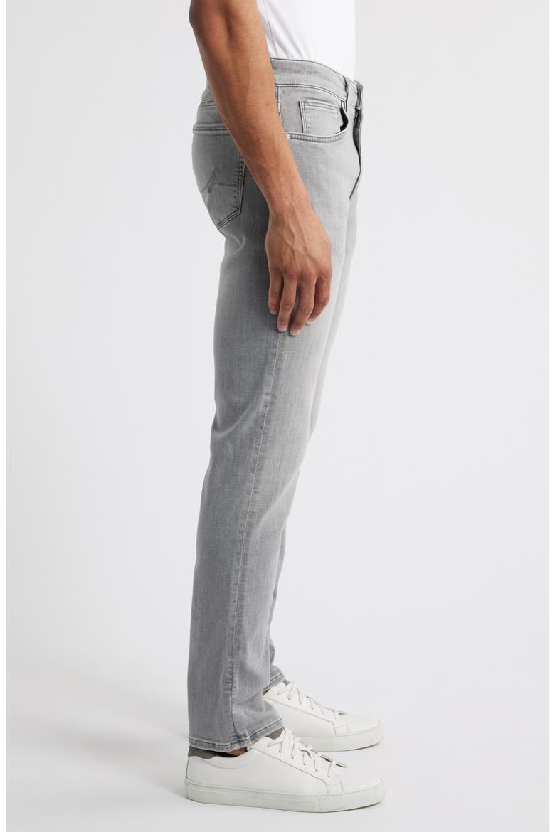 Courage Straight Leg Jeans, Alternate, color, LIGHT GREY ORGANIC ULTRA