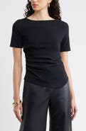 Nordstrom Asymmetric Gathered Tee