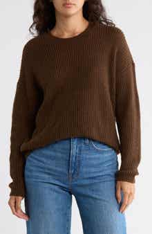Ribbed Crewneck Sweater