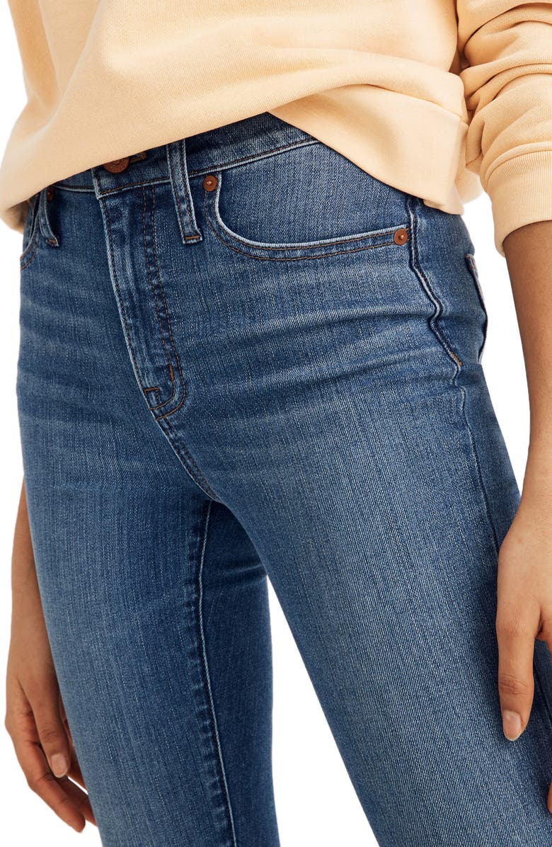 Madewell Curvy High Waist Crop Skinny Jeans, Alternate, color, 