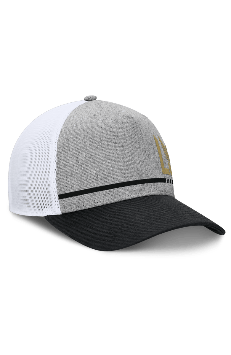 FANATICS Men's Fanatics Heather Gray LAFC Low Block Trucker Adjustable Hat, Alternate, color, 