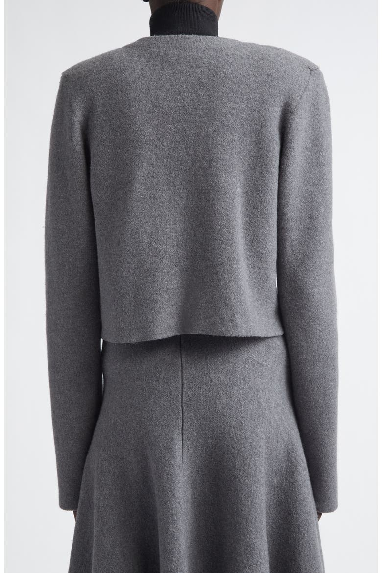 The Ryder Virgin Wool Crop Jacket, Alternate, color, HEATHER GREY