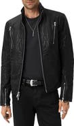 John Varvatos Jared Leather Racer Jacket