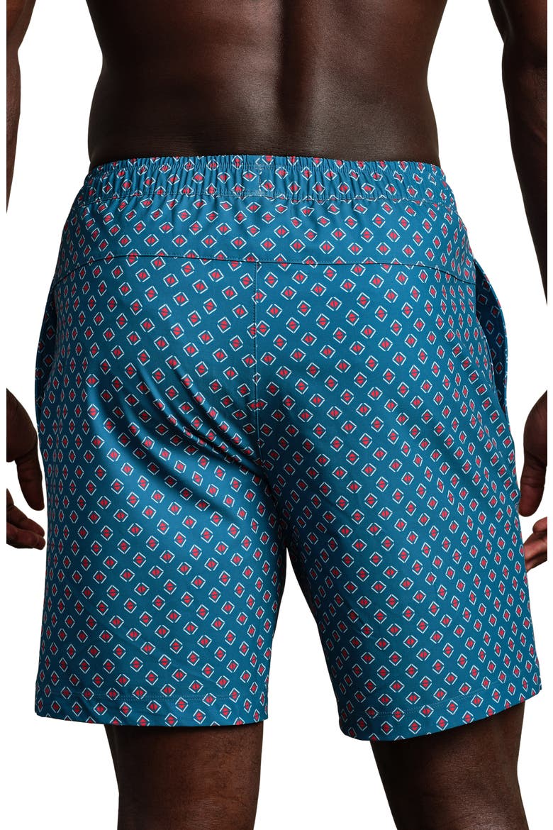 R & R 7.5-Inch Swim Trunks, Alternate, color, ASH BLUE GEO