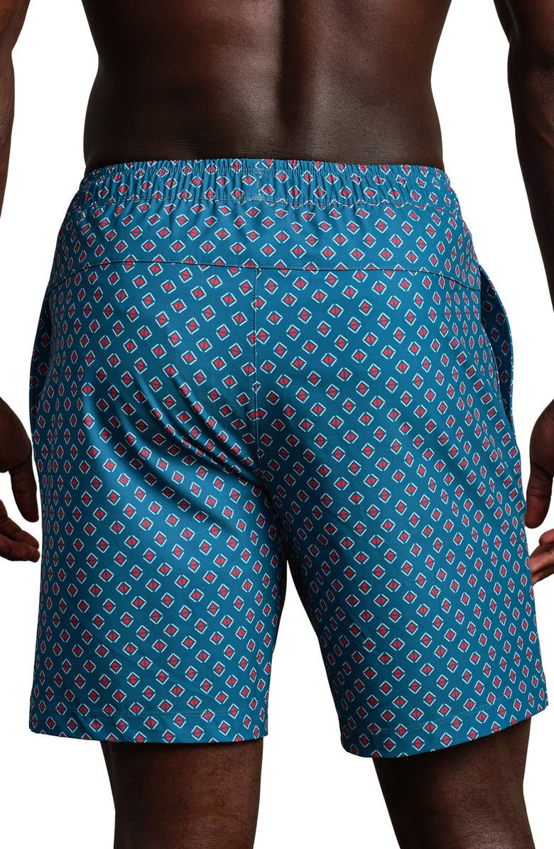 Rhone R & R 7.5-Inch Swim Trunks, Alternate, color, Ash Blue Geo