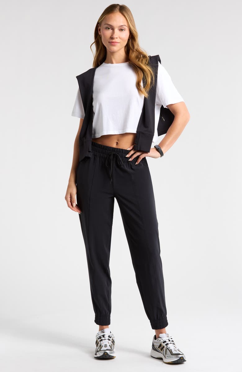 Zella All Day Every Day Joggers, Alternate, color, Black